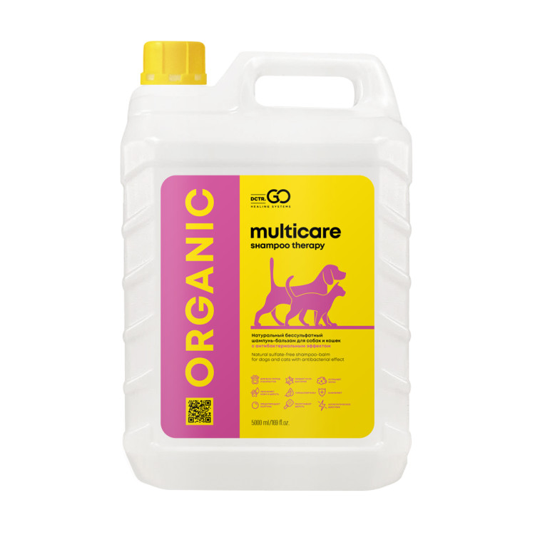 Dctr.Go Шампунь-бальзам для животных  Sнampoo Therapy "Мультиуход" 5000 мл в Вологде
