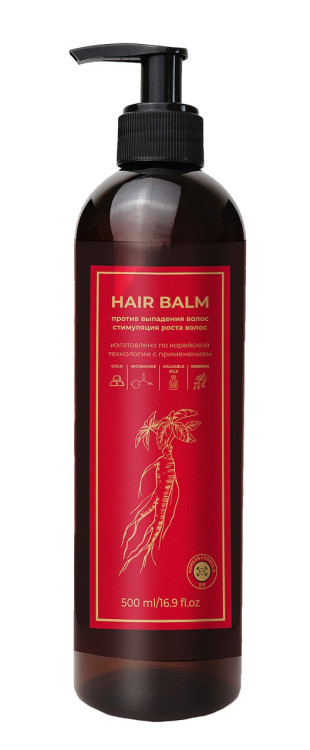 Бальзам для волос с корейским женьшенем и золотом 500 мл в Вологде