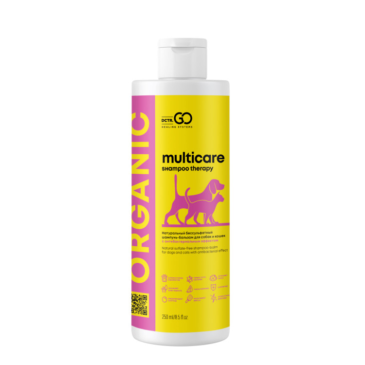 Dctr.Go Шампунь-бальзам для животных  Sнampoo Therapy "Мультиуход" 250 ml в Вологде