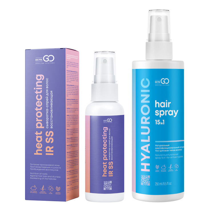 Dctr.Go Набор Спрей для волос 15в1 250 мл + сыворотка для роста волос 100 мл в Вологде